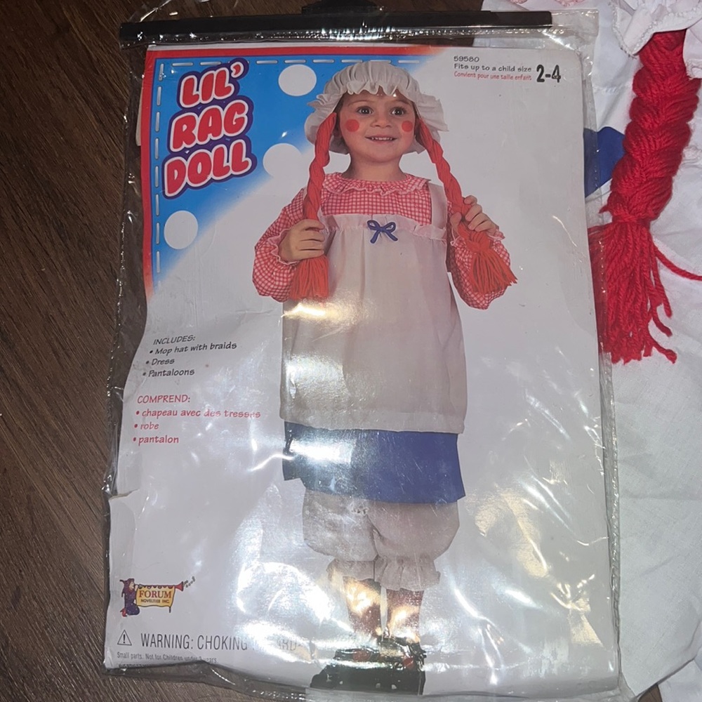 Girl Halloween Costumes Lil Rag Doll